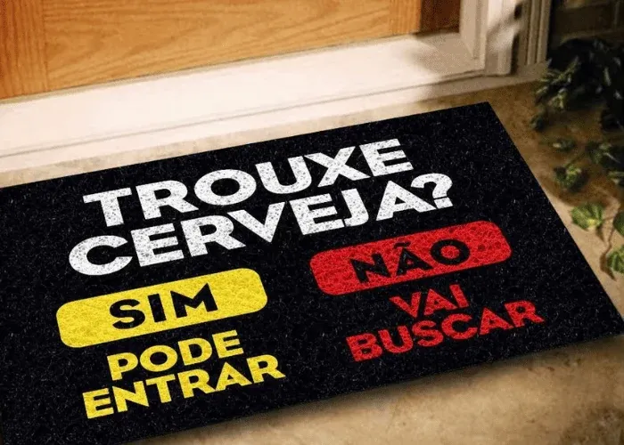 Capacho personalizado para entrada em Itaquaquecetuba