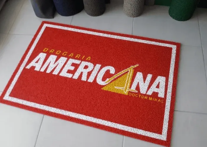 Capacho personalizado com logotipo comercial em São Paulo