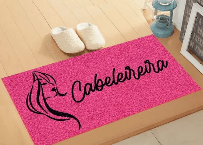 Capacho personalizado para salão ou barbearia em São Paulo