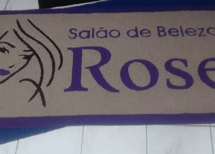Capacho personalizado para salão ou barbearia em Mogi das Cruzes