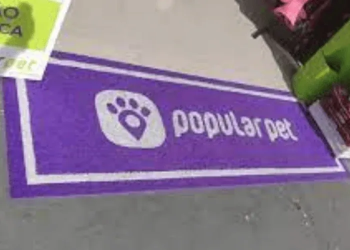 Tapete personalizado para estabelecimento pet em Suzano