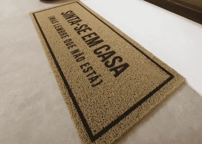 Capacho personalizado para entrada em São Paulo