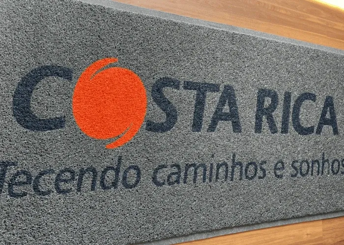 Capacho personalizado com logotipo comercial em Guarulhos