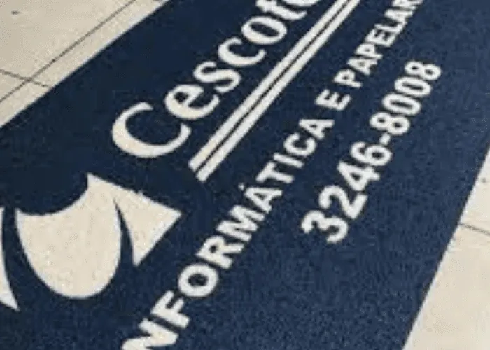 Tapete personalizado com logotipo de empresa em São Paulo